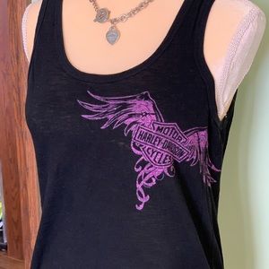 Harley Davidson tank size L black